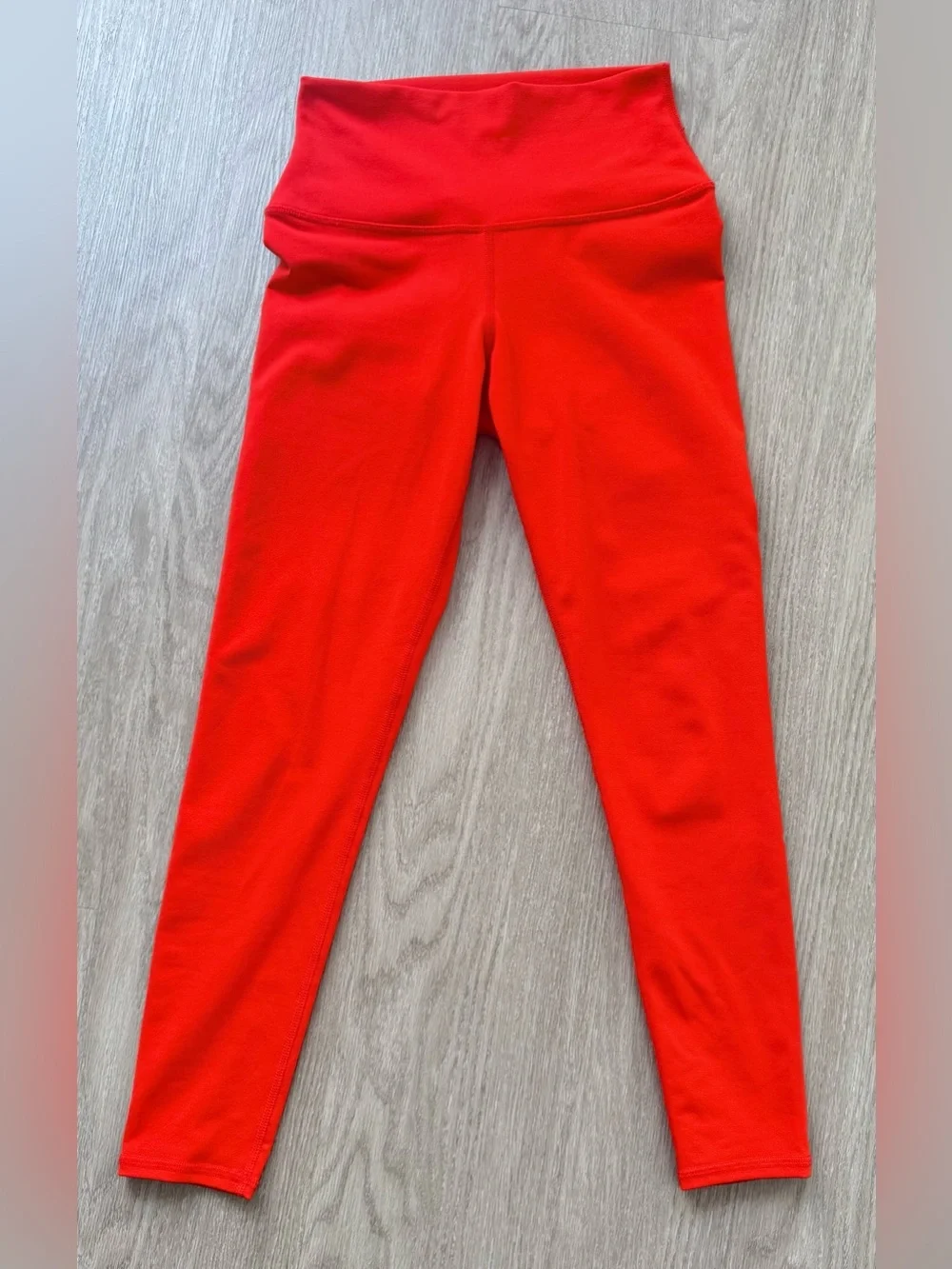 ALO Yoga Exclusive Orange/Red High Waist 7/8 Airbrush Leggings